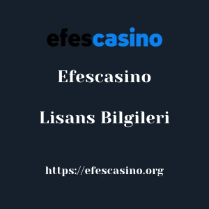 Efescasino Lisans Bilgileri